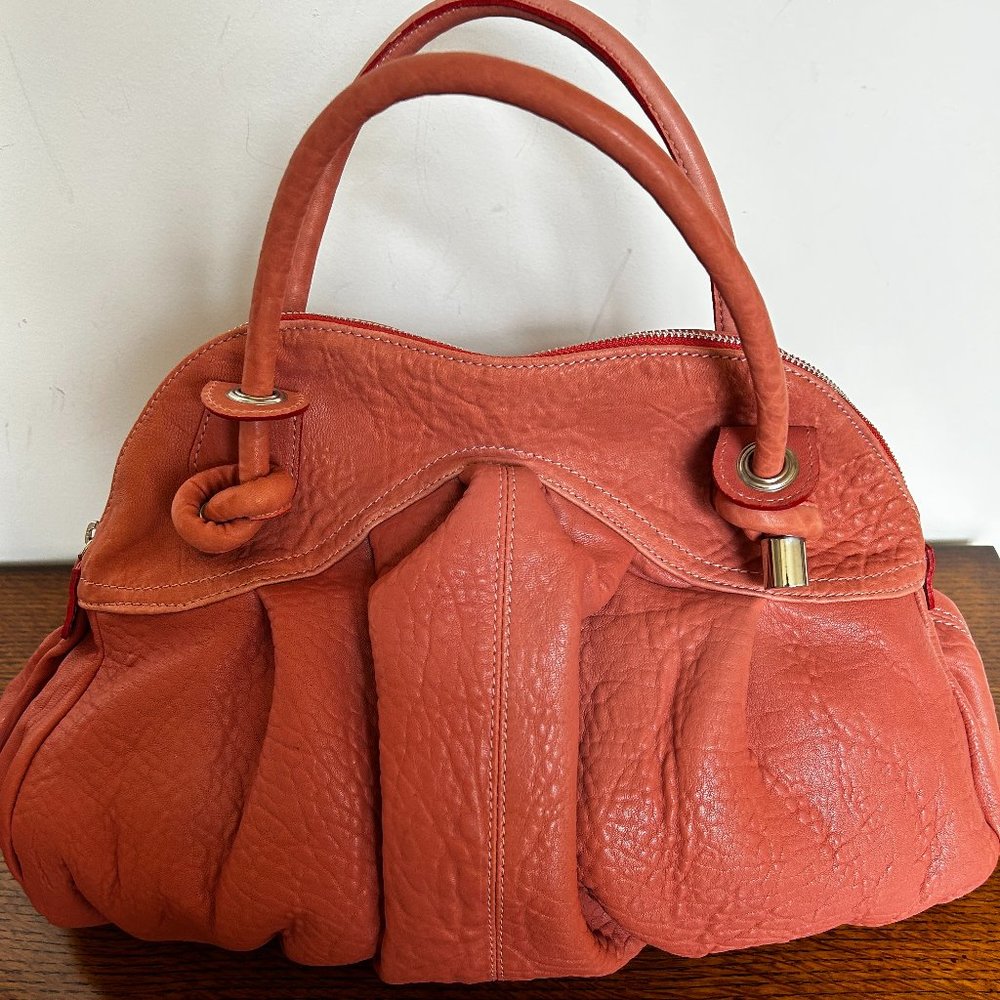 Sundance Italian Pebbled Leather Handbag  NWOT